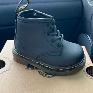 Toddler black Dr. Martens boots